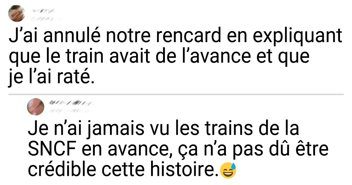 22 Lecteurs de Sympa qui ont trouvé les pires excuses pour annuler un rencard