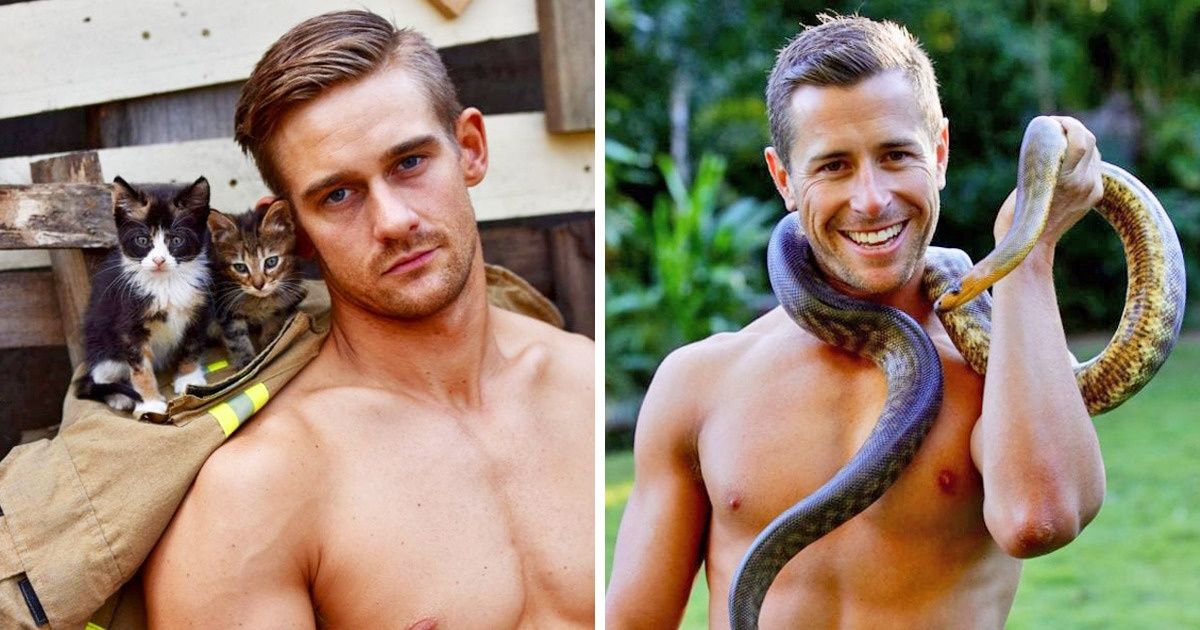 Les pompiers australiens ont posé avec des animaux pour leur dernier calendrier annuel (Spoiler : personne sensible s’abstenir !) Les pompiers australiens ont posé avec des animaux pour leur dernier calendrier annuel (Spoiler : personne sensible s’abstenir !)
