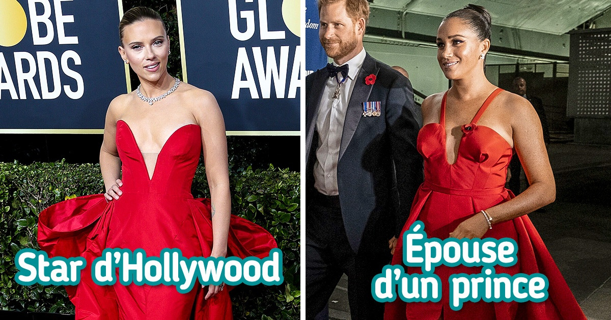 13+ Paires de stars qui ont porté les mêmes robes mais qui avaient l’air complètement différentes