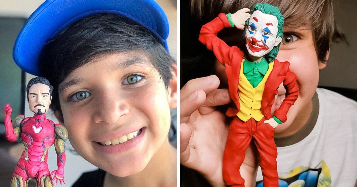 Ce petit génie de 10 ans fait d’impressionnantes sculptures en pâte à modeler, et nous allons te raconter son histoire Ce petit génie de 10 ans fait d’impressionnantes sculptures en pâte à modeler, et nous allons te raconter son histoire