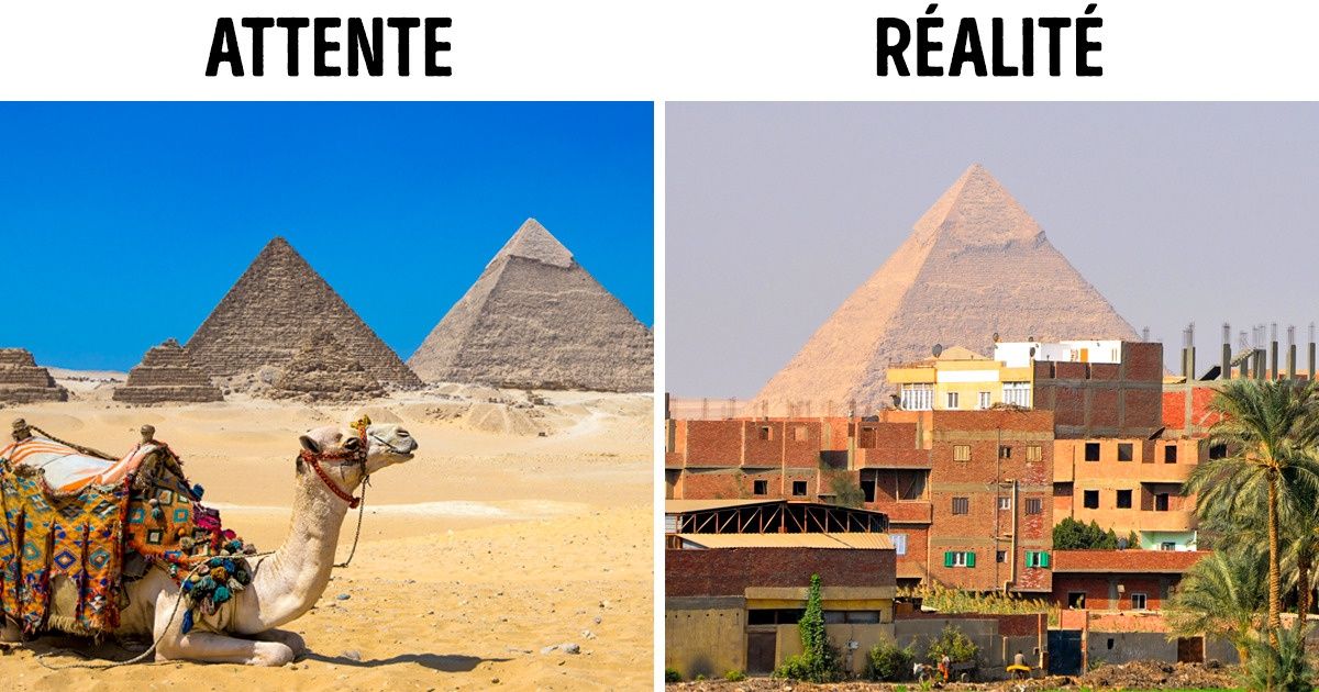 Si tu as l’intention de voyager, sache que ces sites touristiques ne ressemblent pas à ce que l’on te montre dans les guides