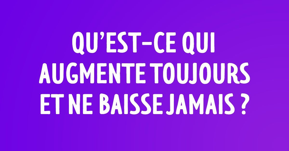 10 devinettes de logique qui vont te réveiller mieux qu’une tasse de café ! 10 devinettes de logique qui vont te réveiller mieux qu’une tasse de café !