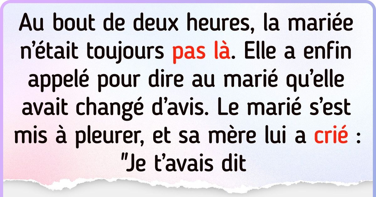 15 Internautes racontent le pire mariage auquel ils ont assisté, et certains sont dignes d’un film