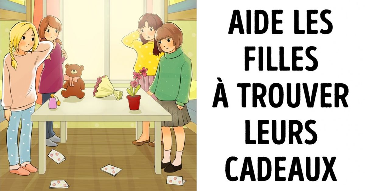 Pour ceux qui ne se reposent pas pendant leurs jours de congé, voici une énigme logique sur la journée de la Femme