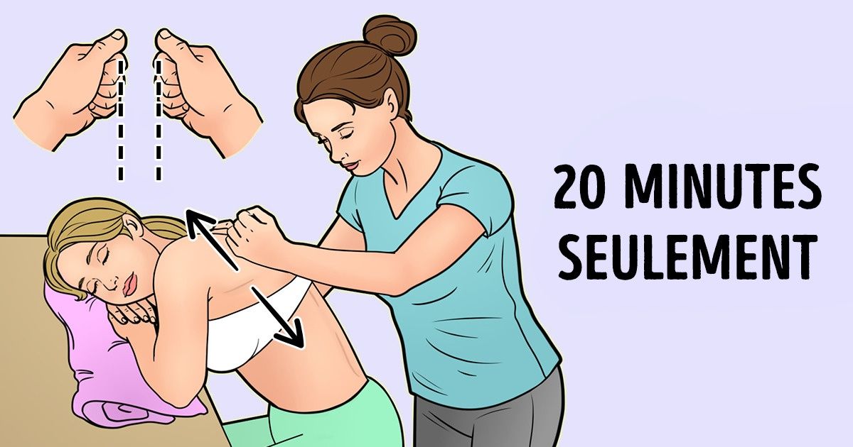 Si tu connais une personne qui est stressée et/ou épuisée, ces 5 techniques de massage sont exactement ce dont elle a besoin