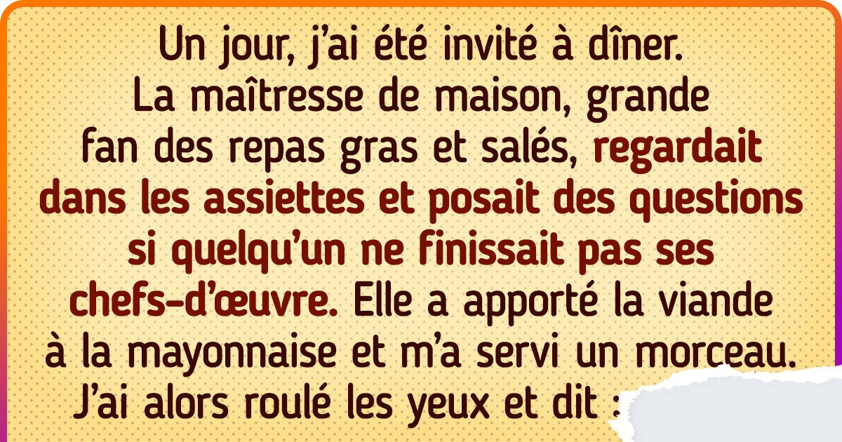 13 Hôtes accueillants qui ont tellement nourri leur tablée que les invités ont juré de ne manger qu’à la maison