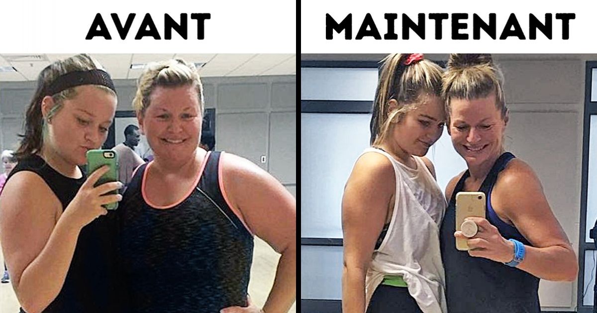 Mère et fille ont perdu à elles deux 90 kg avec une danse typique des années 80 Mère et fille ont perdu à elles deux 90 kg avec une danse typique des années 80