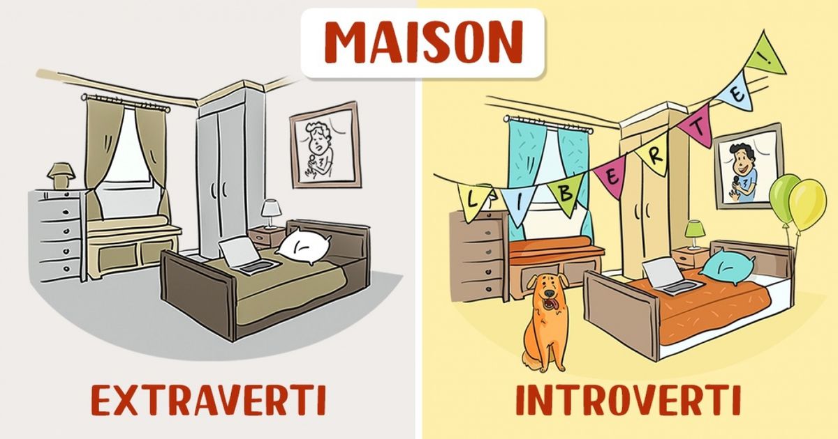 12 BD qui montrent comment les personnes extraverties et introverties voient le monde