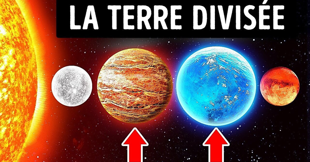 Et Si Nous Divisions La Terre En Une Planète D’eau Et Une Planète De Roche ?