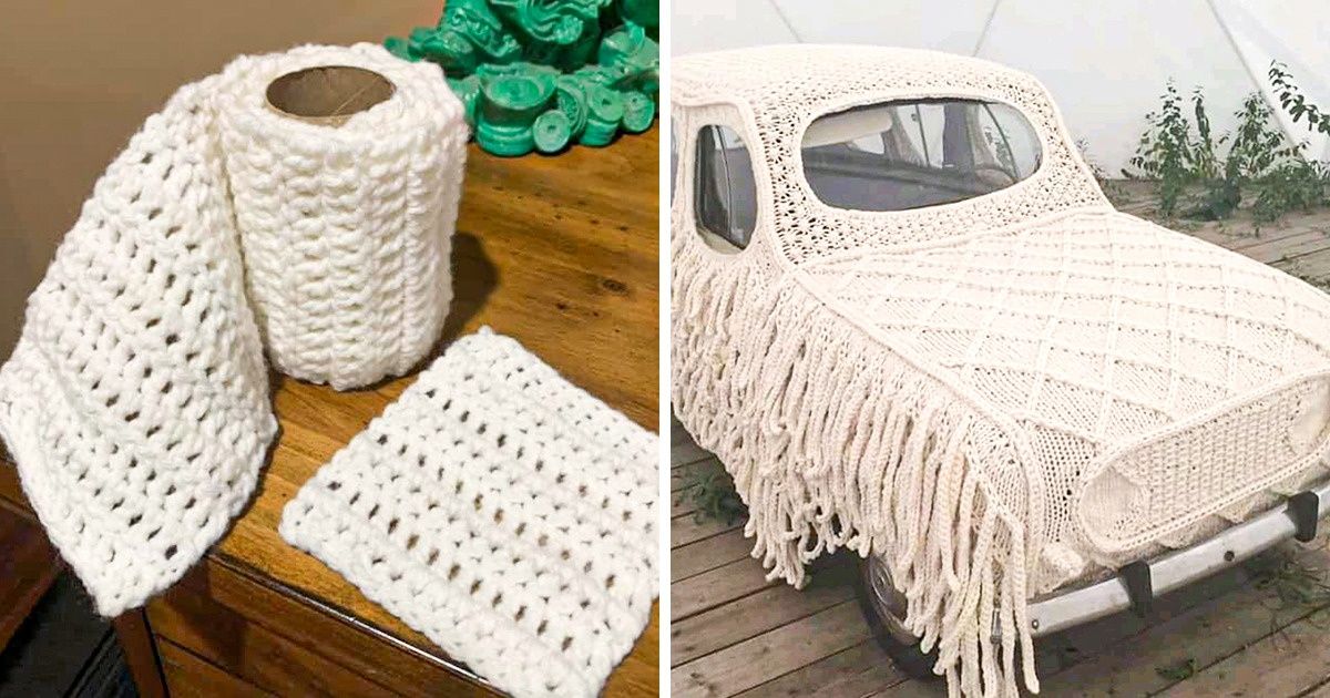 16 Objets tricotés à la main que seul l’amour d’une grand-mère peut rendre réels