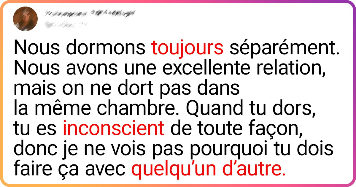 15 Personnes mariées ont partagé les raisons pour lesquelles elles ont décidé de faire chambre à part et comment cela a renforcé leur couple