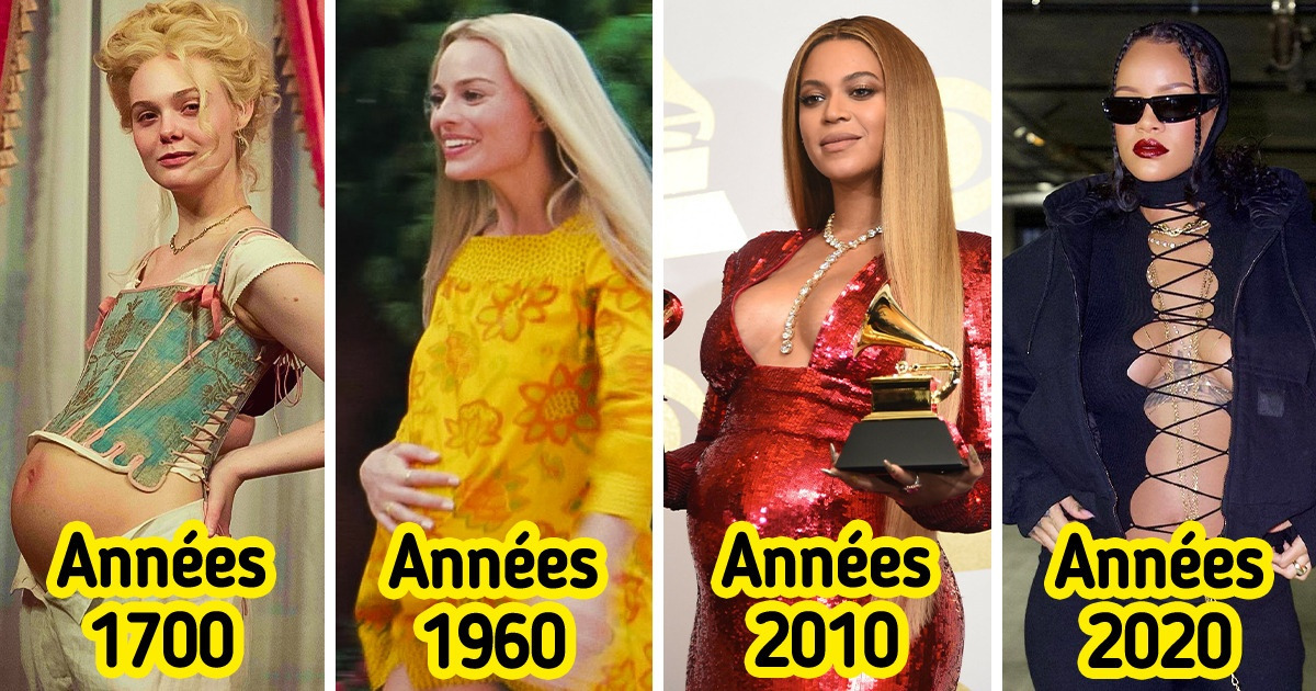 Découvre l’histoire fascinante des tendances de vêtements de grossesse au fil des années