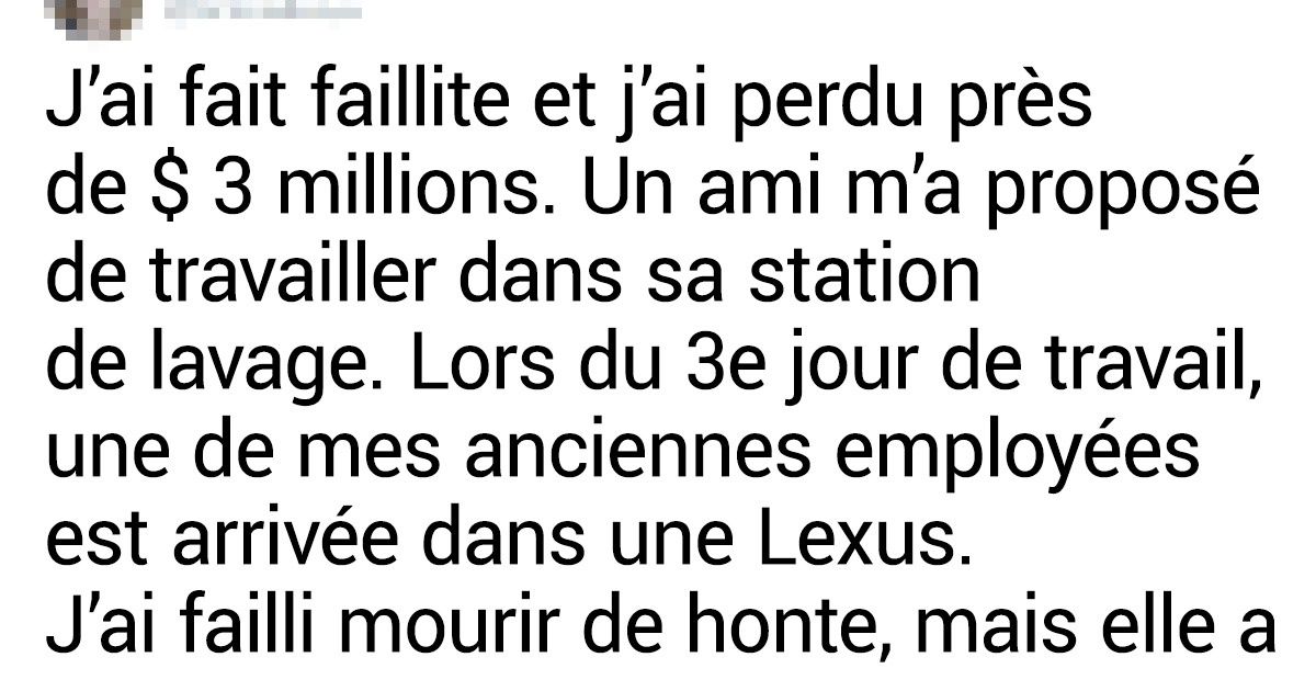 10+ Riches hier, fauchés aujourd’hui nous racontent ce que c’est que d’être pauvre