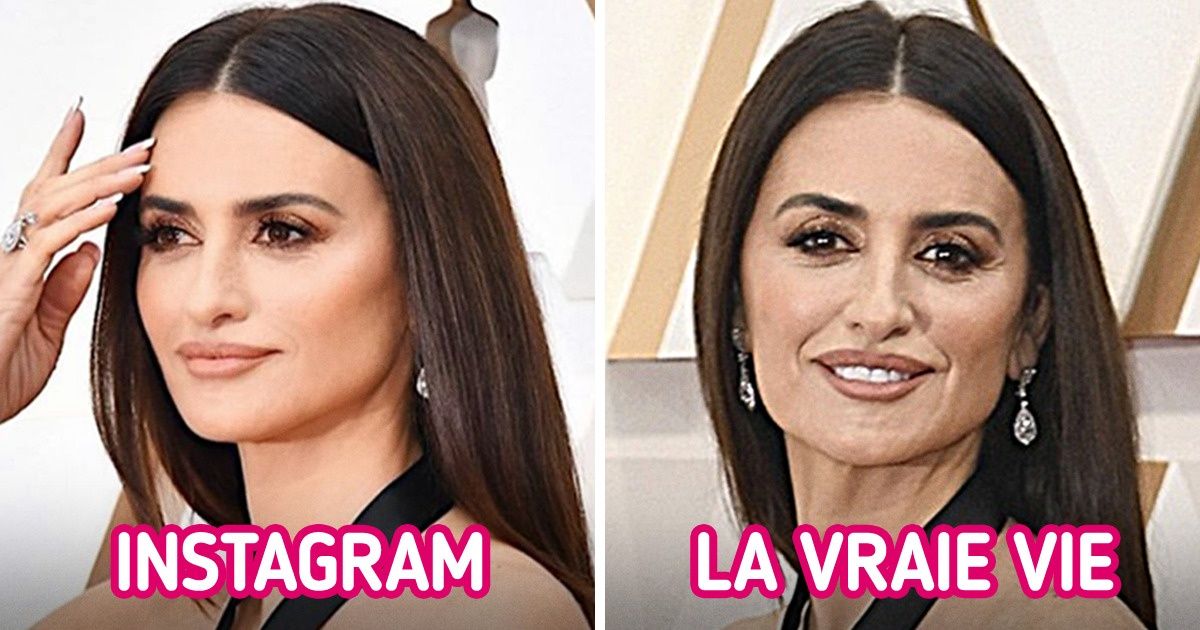20+ Photos honnêtes des femmes célèbres sur Instagram et dans la vraie vie