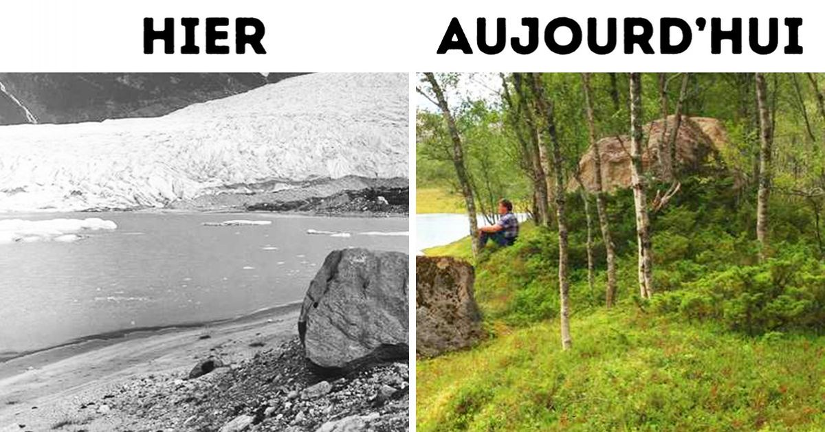 14 photos de notre planète avant et après l’intervention de l’être humain