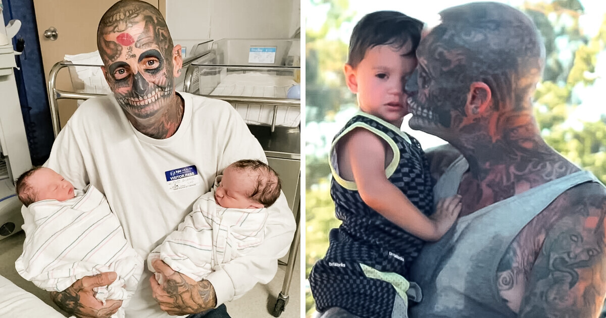 Considéré comme un monstre, ce père entièrement tatoué se bat contre des stéréotypes injustes Considéré comme un monstre, ce père entièrement tatoué se bat contre des stéréotypes injustes