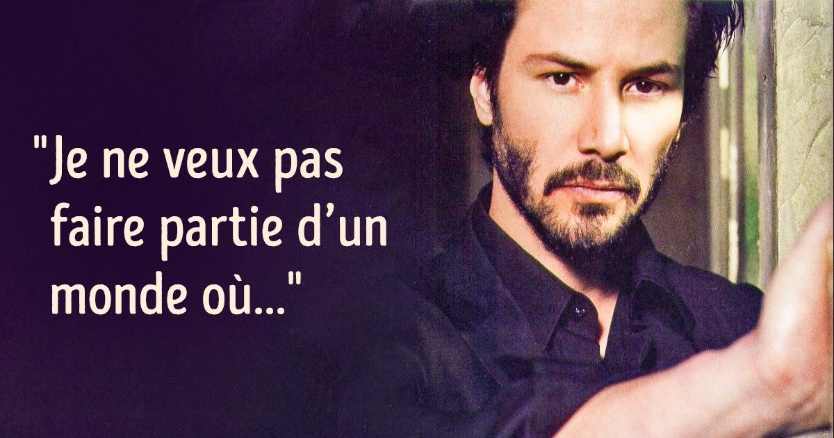 Keanu Reeves prouve qu’il n’est pas qu’un acteur et bouleverse le monde avec un puissant message plein de sagesse et de sens