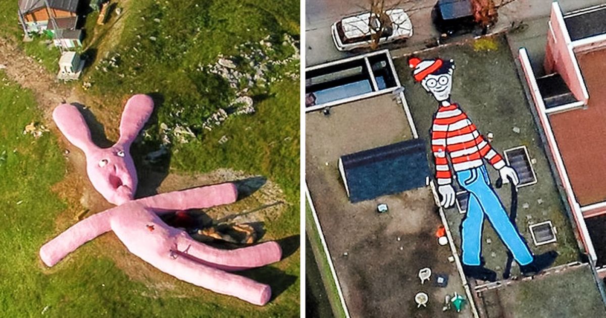 Découvre 30 vues aériennes que seuls les oiseaux, les drones et les satellites peuvent voir