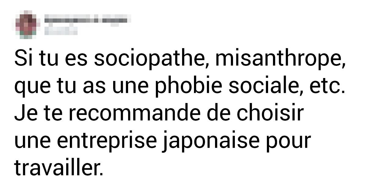 Une fille a parlé de son travail au Japon. C’est sûr et certain que tu ne voudrais jamais travailler dans un tel bureau