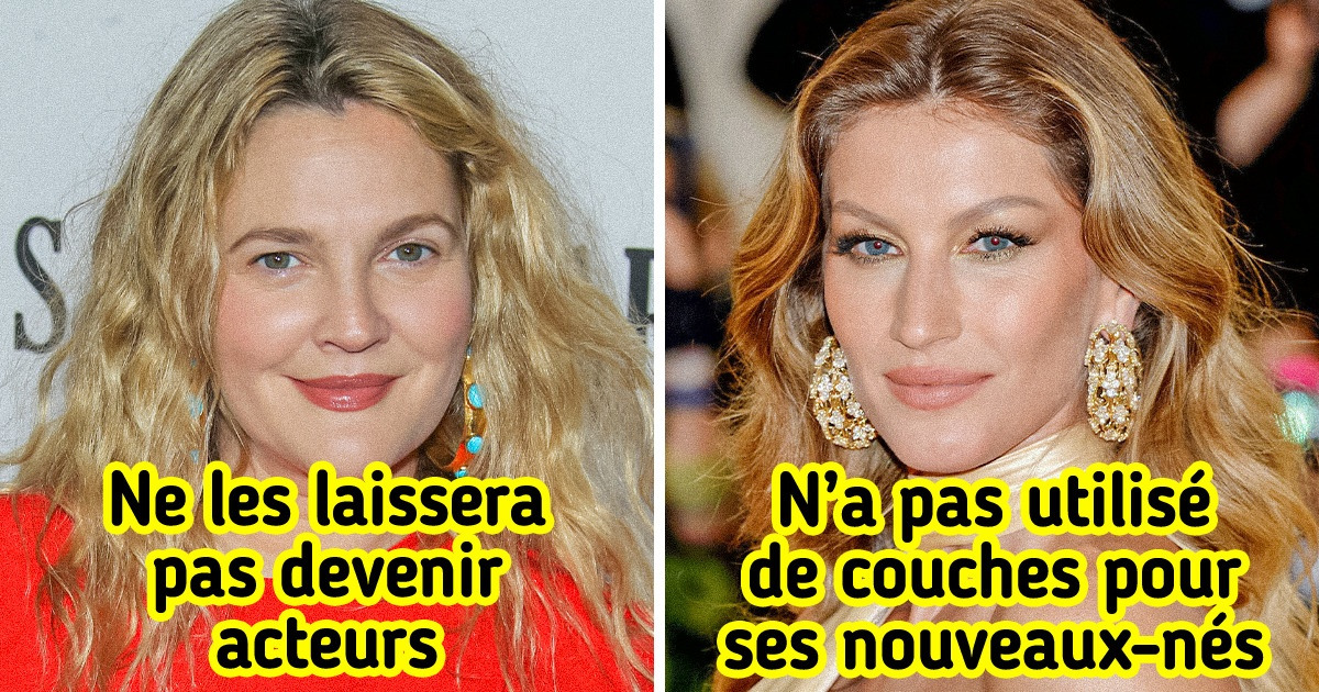 10 Règles surprenantes que les célébrités utilisent pour élever leurs enfants