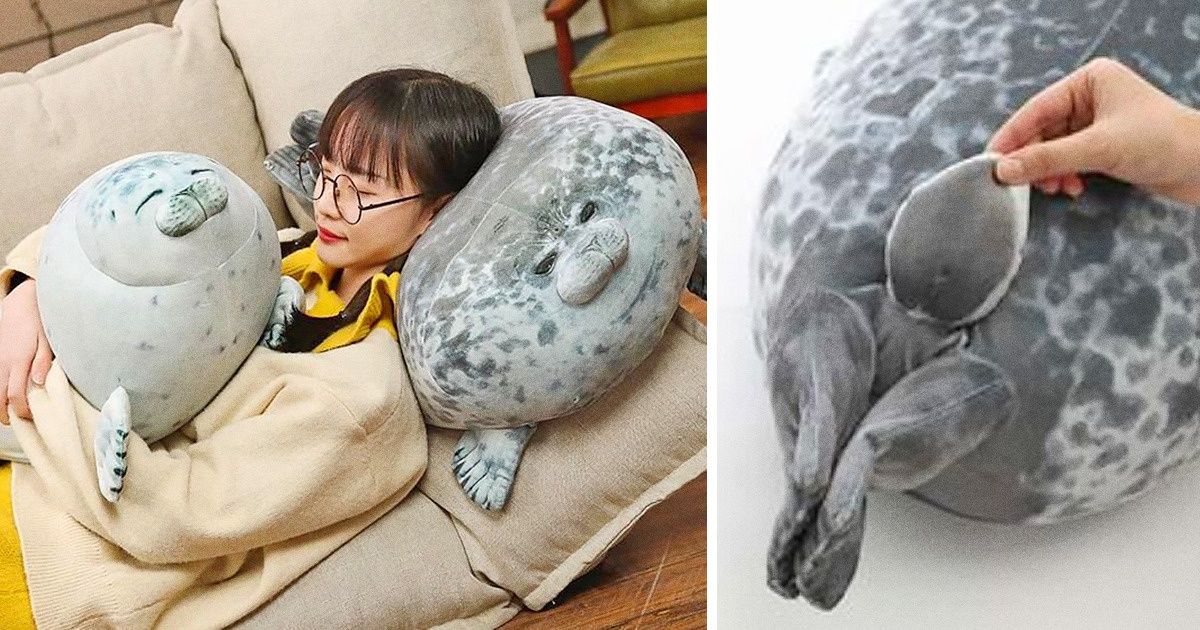 Il existe des coussins dodus et moelleux qui ressemblent à de vrais phoques, et ils sont parfaits pour faire des câlins