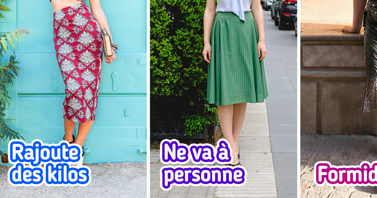 7 Jupes très à la mode, et 7 options à plutôt éviter 7 Jupes très à la mode, et 7 options à plutôt éviter