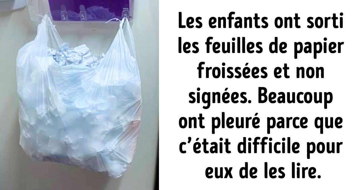 Une enseignante a proposé à ses élèves de partager anonymement leurs préoccupations, et son histoire a inspiré un demi-million de personnes Une enseignante a proposé à ses élèves de partager anonymement leurs préoccupations, et son histoire a inspiré un demi-million de personnes