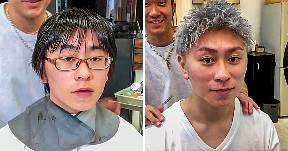 Un styliste japonais montre à quel point une coiffure peut transformer une personne