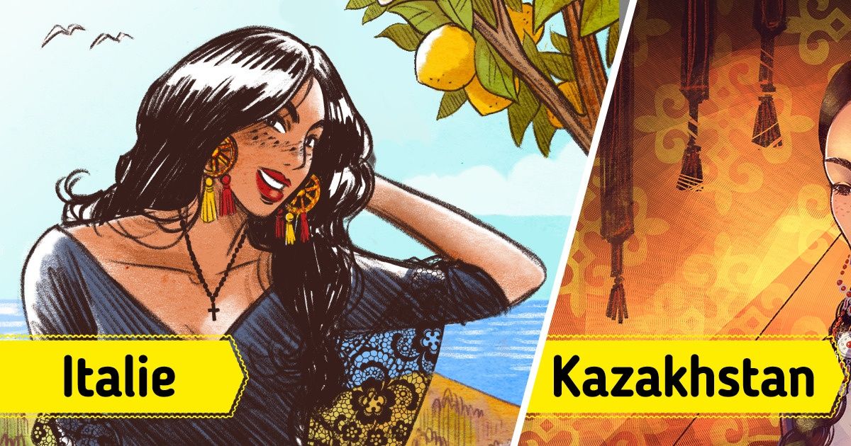 Nous avons demandé à 10 peintres de différents pays de dessiner une belle femme, et voilà ce que cela a donné