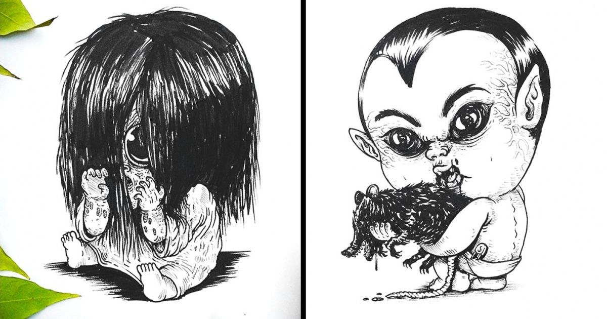 Cette illustratrice américaine a dessiné les méchants du cinéma de son enfance, et ses œuvres attendriront même les personnes les plus sensibles