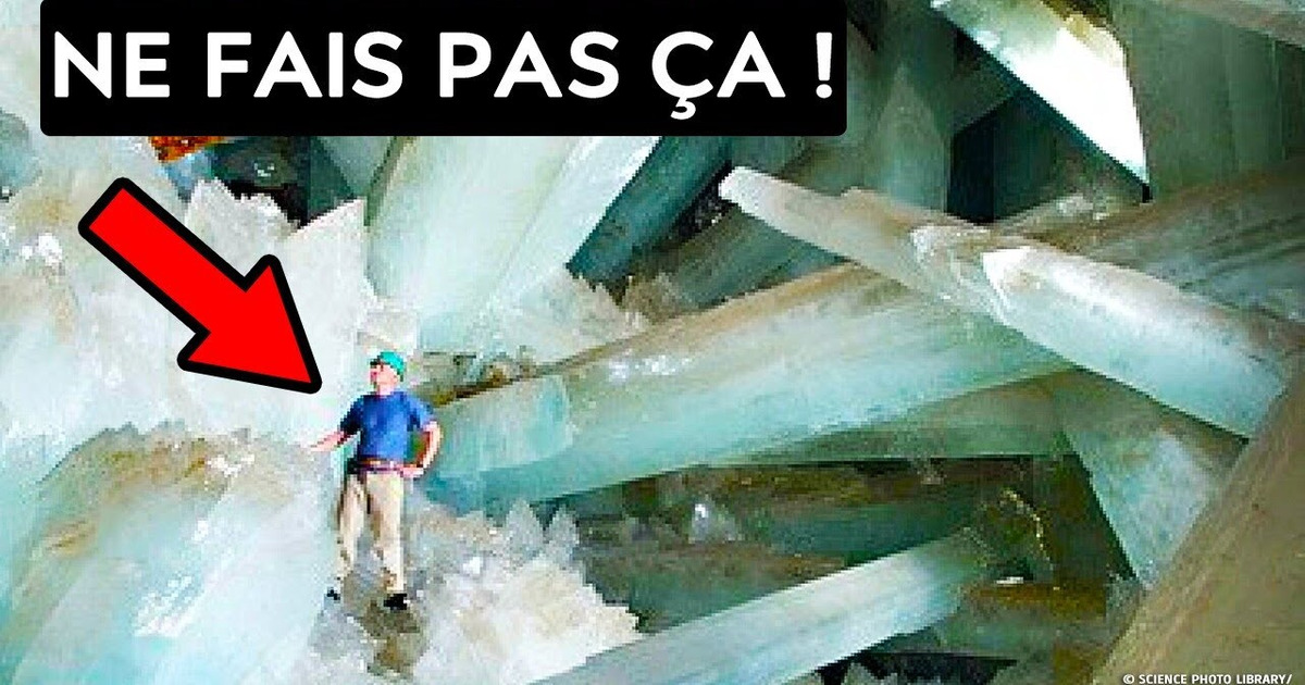 La grotte la plus dangereuse de la Terre est pleine de cristaux géants La grotte la plus dangereuse de la Terre est pleine de cristaux géants