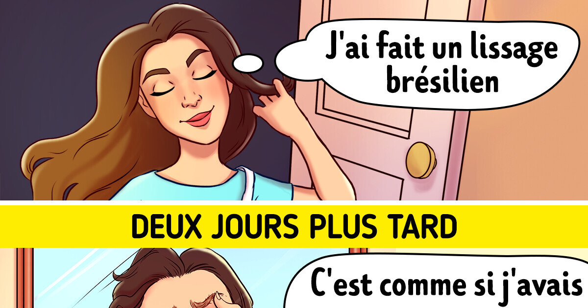 11 Vignettes qui montrent comment vivre la devise “il faut souffrir pour être belle”