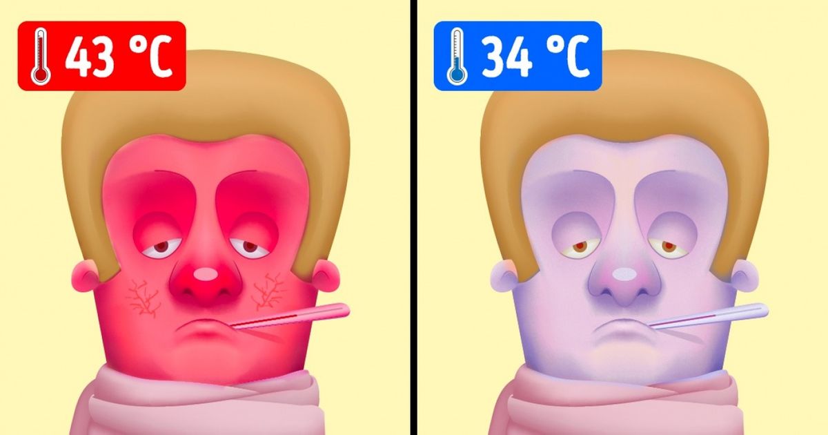 Voici ce qui se passerait dans ton corps si ta température montait ou descendait trop Voici ce qui se passerait dans ton corps si ta température montait ou descendait trop
