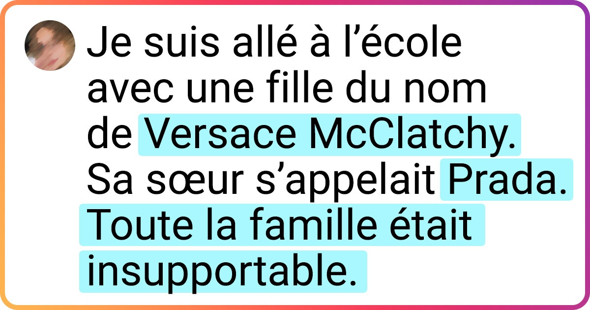20 Personnes qui se sont découvert un talent pour inventer le prénom de leur enfant