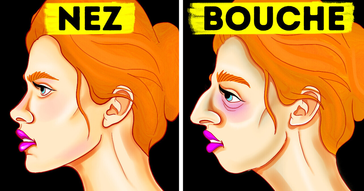 Voici pourquoi il n’est pas bon de respirer par la bouche Voici pourquoi il n’est pas bon de respirer par la bouche