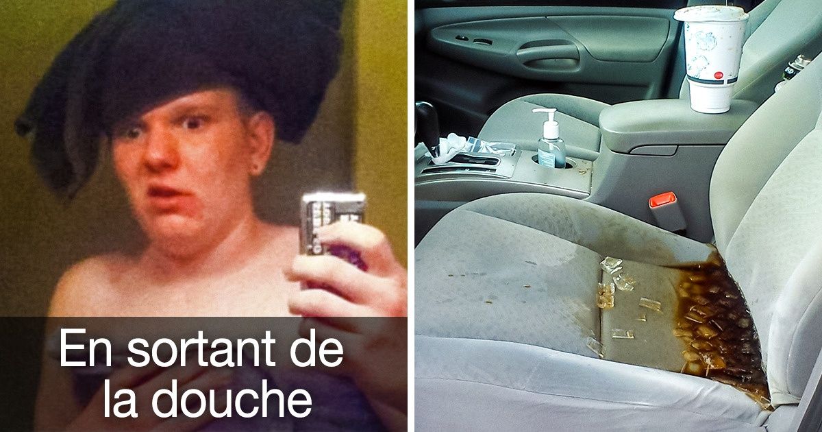 Ces 18 Snapchats ont été fait à des moments vraiment embarrassants Ces 18 Snapchats ont été fait à des moments vraiment embarrassants