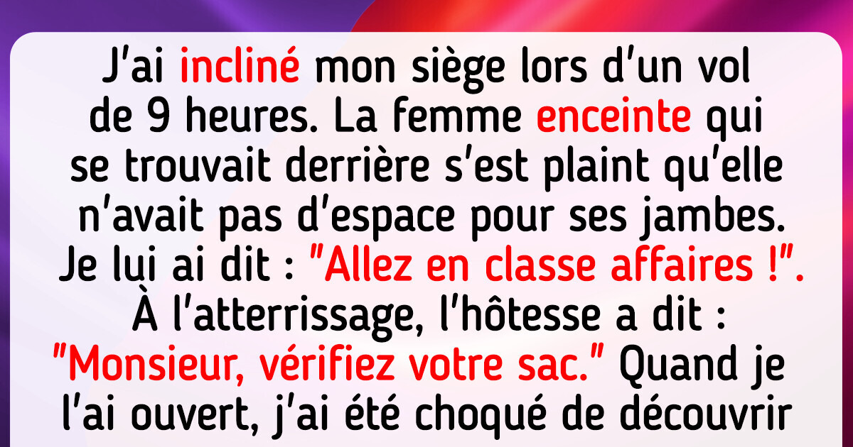 J’ai payé pour mon siège, je l’inclinerai autant que je veux J’ai payé pour mon siège, je l’inclinerai autant que je veux