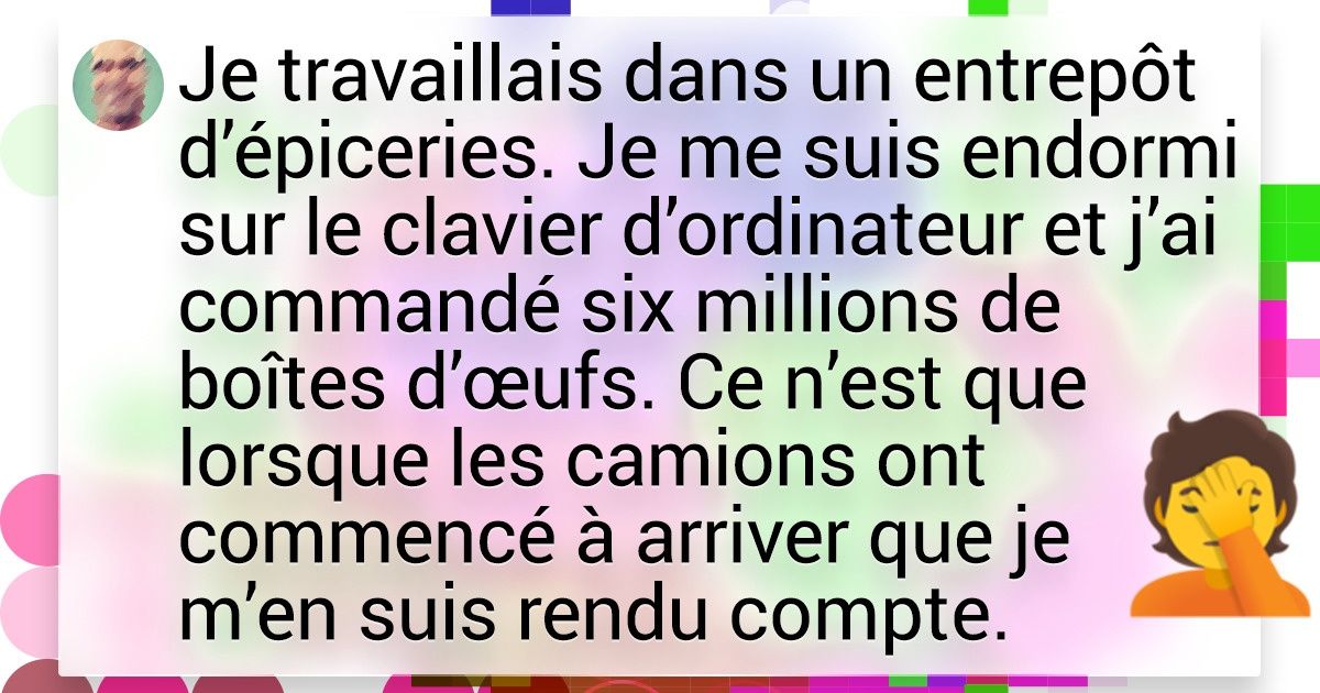 20 Tweets qui racontent comment certains usagers ont gaffé à l’occasion de leur premier job
