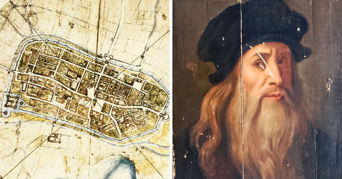 Léonard de Vinci a dessiné une carte “satellite” à son époque, et sa ressemblance avec Google Maps est impressionnante