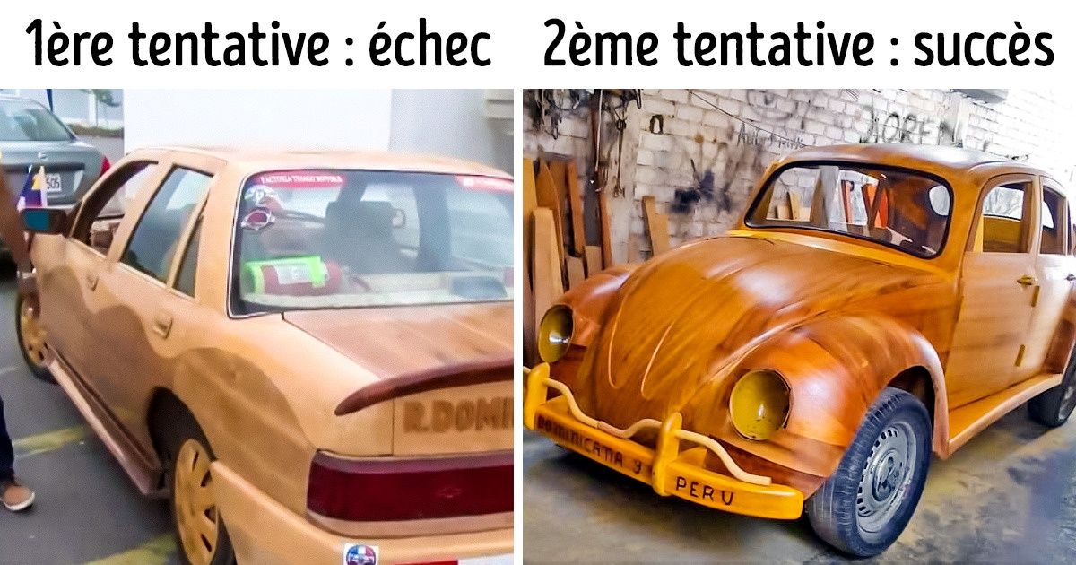 Un papa a mis 8 mois pour construire une voiture en bois que sa fille avait demandée, et maintenant, il voyage de Lima à New York pour tenir sa promesse Un papa a mis 8 mois pour construire une voiture en bois que sa fille avait demandée, et maintenant, il voyage de Lima à New York pour tenir sa promesse
