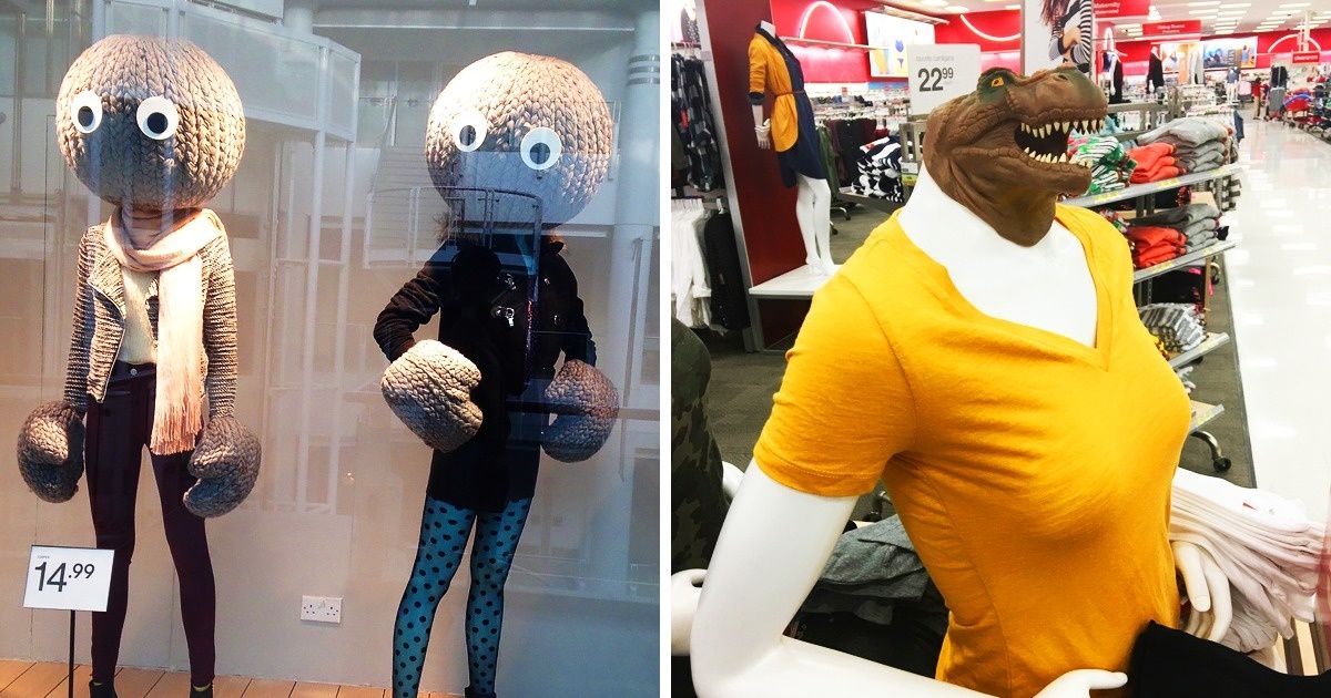 Ces 25 mannequins de vitrines vont te faire mourir de rire !