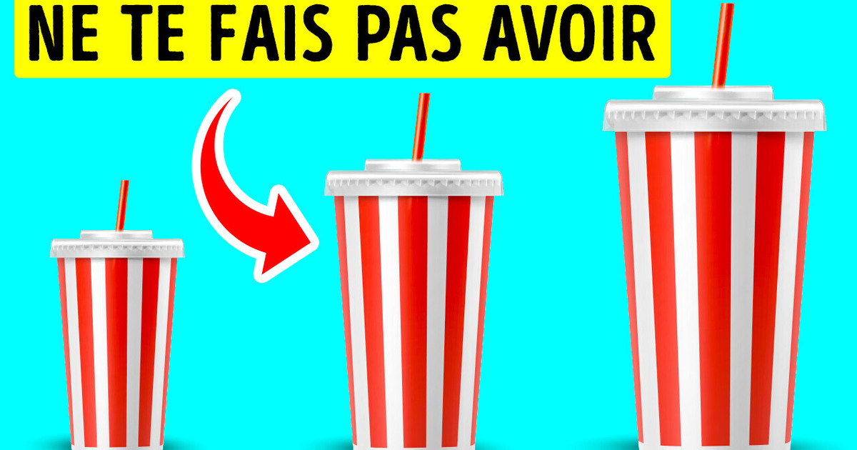 Pourquoi il ne faut pas commander la boisson de taille moyenne