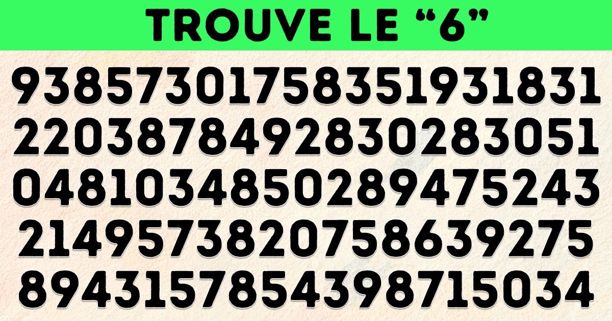 Voici un petit test rapide et amusant pour vérifier l’état de ta vue