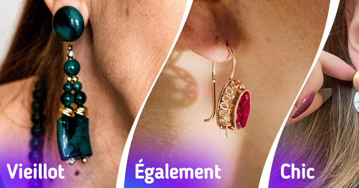 10 Bijoux qui, au lieu de mettre en valeur ta beauté, t’ajoutent traîtreusement des années