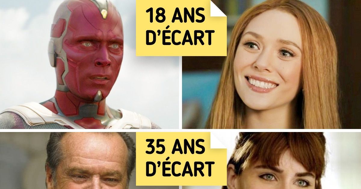 14 Couples du grand écran qui semblent avoir quelques années d’écart, mais qui en ont beaucoup plus