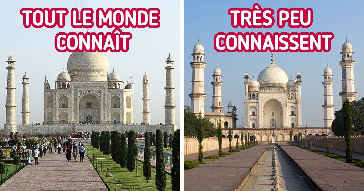 18 Jumeaux des sites touristiques prisés qu’on peut visiter à moindres frais et sans la foule