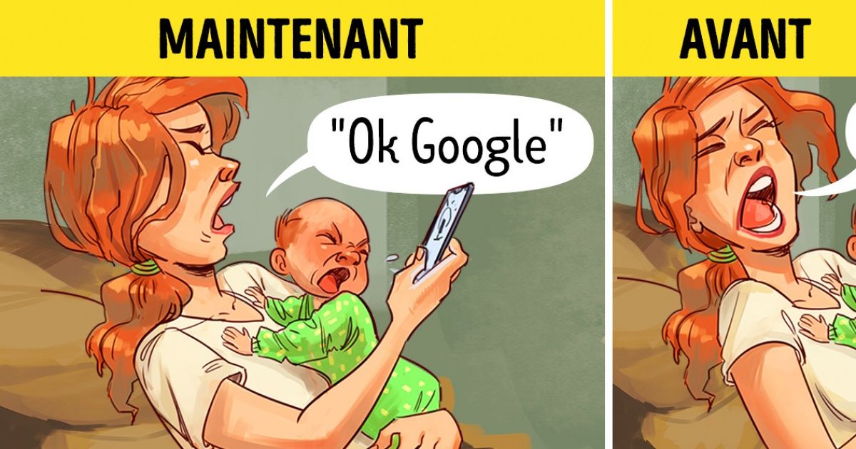 11 Dessins qui montrent des différences amusantes entre hier et aujourd’hui 11 Dessins qui montrent des différences amusantes entre hier et aujourd’hui