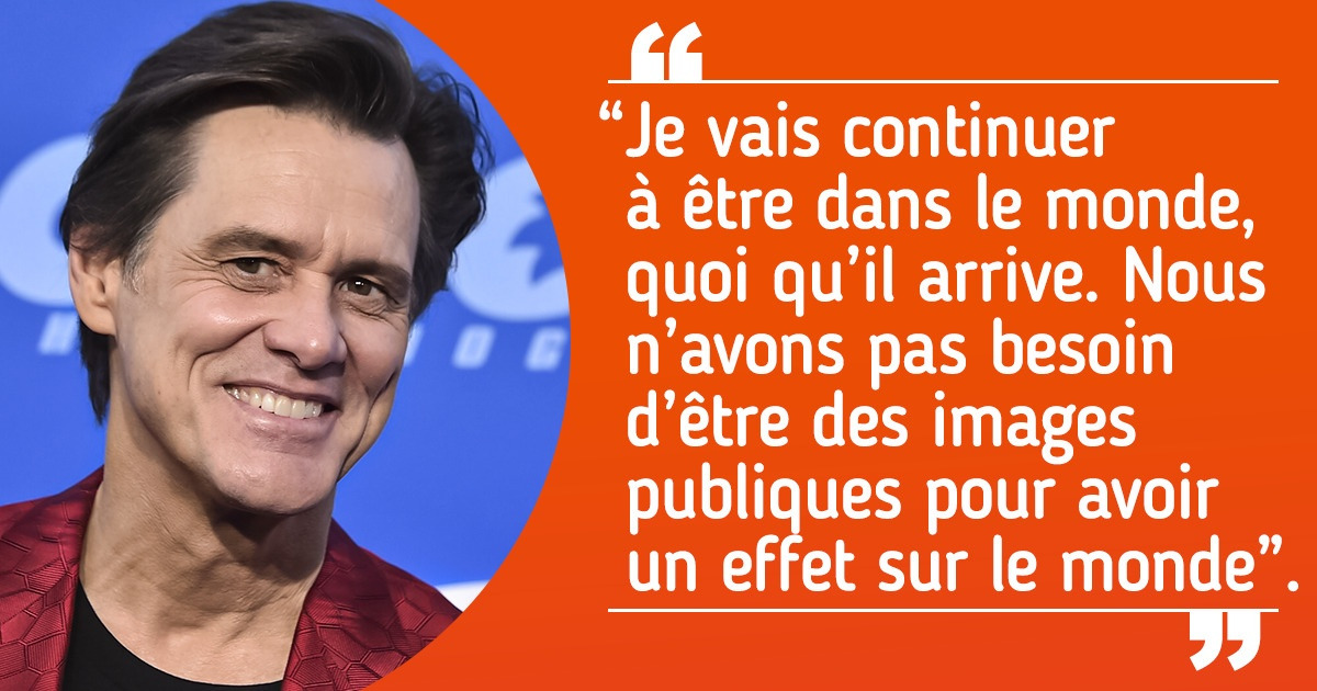 Jim Carrey a décidé de s’éloigner du métier d’acteur et se concentre désormais sur ce qui le rend vraiment heureux