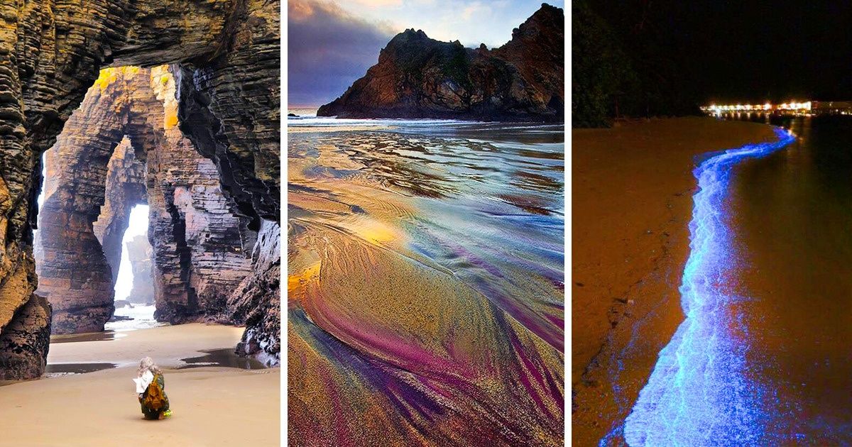 15 Plages uniques au monde qu’il vaut la peine de découvrir