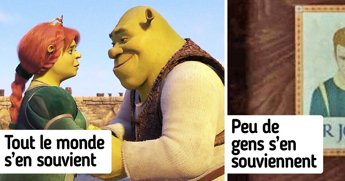 20+ Détails du dessin animé “Shrek” qui ont cassé les codes de l’animation traditionnelle